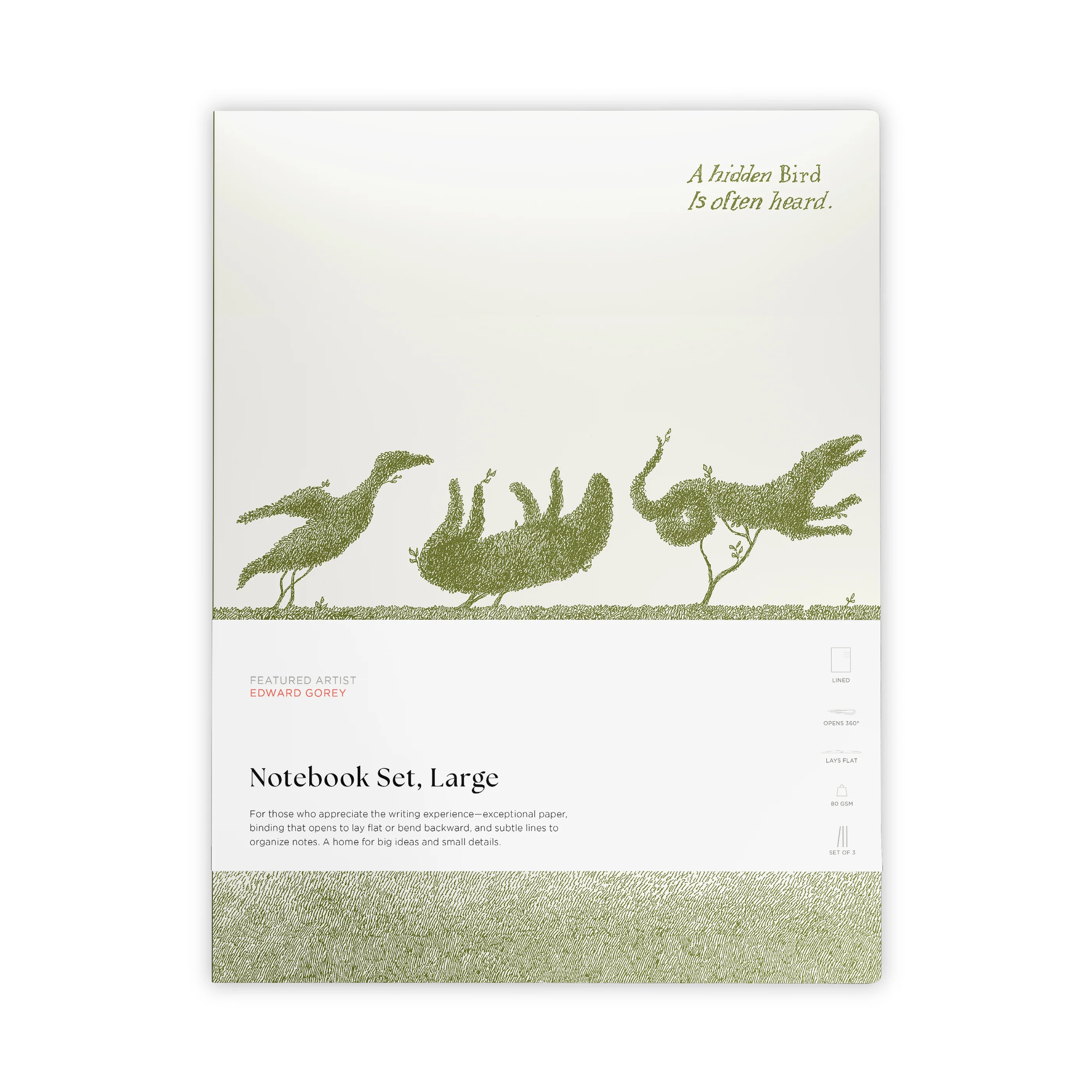 Edward Gorey Large Notebook Set - Image 3